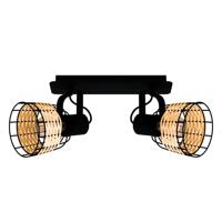 Eglo Dubbele rotan spotAnwick 1 - 43325 - thumbnail