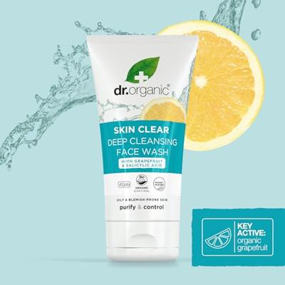 Dr Organic Skin Clear Deep Pore Face Wash 5-In-1 Dr Organic Skin Clear Deep Pore Face Wash 5-In-1