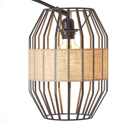 Brilliant Slope 93149/76 Staande lamp E27 Zwart, Natuur