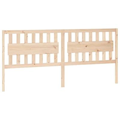 Hoofdbord 205,5x4x100 cm massief grenenhout
