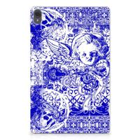 Tablet BackCover Lenovo Tab P11 | P11 Plus Angel Skull Blauw - thumbnail