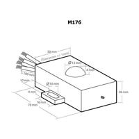 Kemo M176 Ultrasone marterverschrikker Met flitslicht, Met hoogspanningsplaatjes, Waterdicht 1 stuk(s) - thumbnail