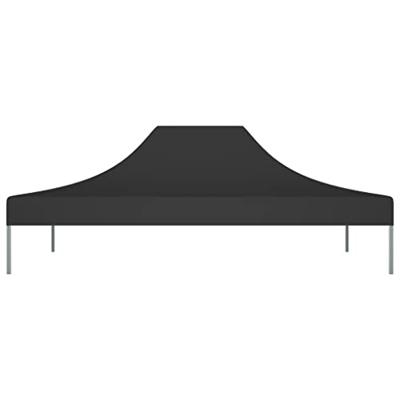 VidaXL Partytentdak 270 g/m² 4,5x3 m zwart - thumbnail