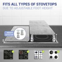 Wenko 2 fornuisafdekplaten (Beton) - thumbnail