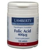 Lamberts Foliumzuur 400mcg Tabletten - thumbnail