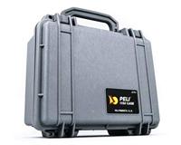 Peli 1150 Onverwoestbaar Koffertje Voor Professioneel Apparatuur, Ip67 Waterdicht, Capaciteit3L, Gemaakt In De Vs, Met Aanpasbaar Plukschuim, Kleur: Zilver - thumbnail