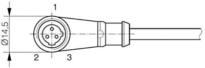Contrinex 623 000 940 Aansluitkabel S13-3FUW-020 1 stuk(s)