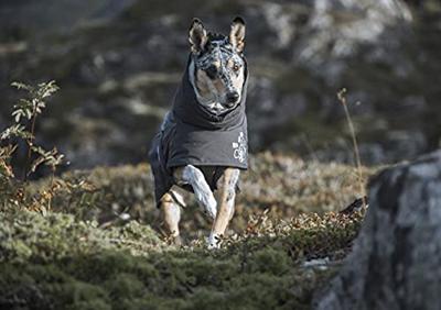Hurtta Extreme warme hondenjas, winterjas voor honden donkergrijs 25 cm