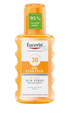Eucerin Sun Oil Control Dry Touch Spray Transparant SPF30 200ml