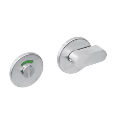 Rozet WC rond plat roestvaststaal geborsteld