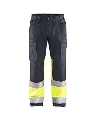 Blåkläder Werkbroek met stretch High-Vis 15511811 | Medium Grijs/High-Vis Geel | Maat 46 - 7330509675021 Blåkläder Werkbroek met stretch High-Vis 15511811 | Medium Grijs/High-Vis Geel | Maat 46 - 7330509675021