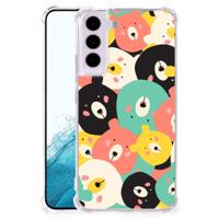Samsung Galaxy S22 Stevig | Bumper Hoesje | Bears - thumbnail