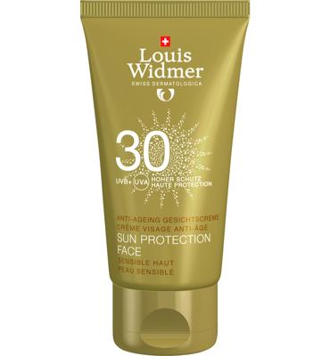 Sun protection face 30 zonder parfum 50 Milliliter