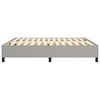 Boxspringframe stof lichtgrijs 160x200 cm - thumbnail