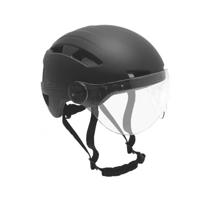 Falkx Helm vizier 59-61 cm matzwart maat l - thumbnail