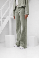 Project x Paris Gritty Jeans Dames Groen - Maat M - Kleur: Groen | Soccerfanshop - thumbnail