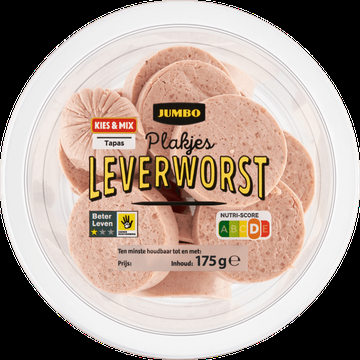 Jumbo Plakjes Leverworst 175 g