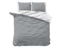 Sleeptime Twin Face Wit/Grijs 200 x 200/220 cm - thumbnail