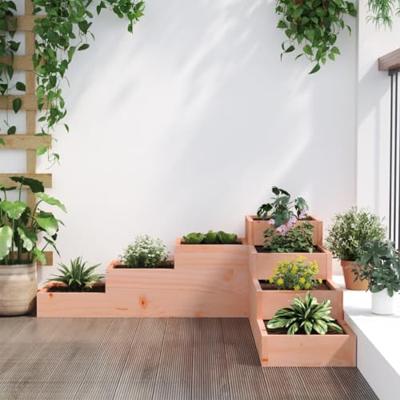 Plantenbak 4-laags 106x104,5x36 cm douglashout