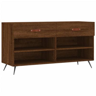 VidaXL Schoenenbank 102x35x55 cm bewerkt hout sonoma eikenkleurig