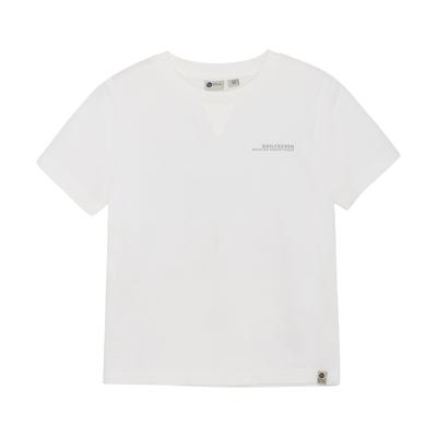 Daily7 Zomer T-shirt S/S jongens - wit - print