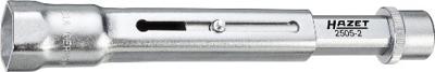 HAZET Bougiesleutel 2505-2 · 3/8 inch (10 mm) vierkant hol · Buiten-zeskant-profiel · SW 20,8 mm · 13/16? HAZET Bougiesleutel 2505-2 · 3/8 inch (10 mm) vierkant hol · Buiten-zeskant-profiel · SW 20,8 mm · 13/16?