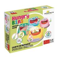 Hungry bins memory spel - thumbnail