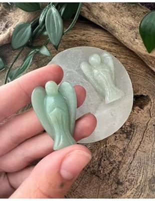 Edelsteen Engel Groene Aventurijn (35 mm)