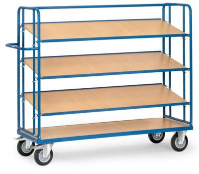 Fetra Hauptartikel 4255 Etagewagen Staal Poedercoating Laadvermogen (max.): 400 kg Stralend blauw (RAL 5007) Fetra Hauptartikel 4255 Etagewagen Staal Poedercoating Laadvermogen (max.): 400 kg Stralend blauw (RAL 5007)