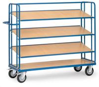 Fetra Hauptartikel 4255 Etagewagen Staal Poedercoating Laadvermogen (max.): 400 kg Stralend blauw (RAL 5007) - thumbnail