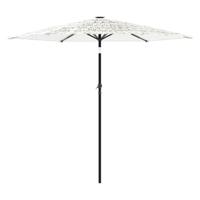Parasol met stalen paal 268x268x226 cm wit - thumbnail