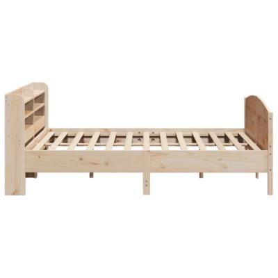 Bedframe zonder matras massief grenenhout 200x200 cm