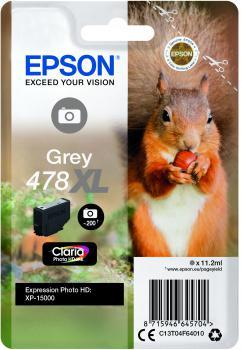 Epson 478XL 11.2ml Grijze inktcartridge Epson 478XL 11.2ml Grijze inktcartridge