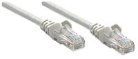 Intellinet 325950 RJ45 Netwerkkabel, patchkabel CAT 5e U/UTP 10.00 m Grijs 1 stuk(s) - thumbnail