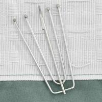 Gordijn linnen-look verduisterend met haken 290x245 cm groen - thumbnail