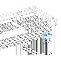 Schneider Electric LVS04604 PrismaSeT-P, Linergy LGYE, verbinding, kort verticaal, 2000-2500A Verdeelkastaccessoire 1 stuk(s)