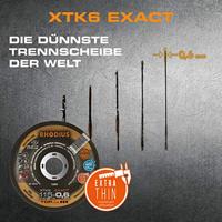 Rhodius XTK6 EXACT BOX 211301 Doorslijpschijf gebogen 115 mm 10 stuk(s) RVS, Staal - thumbnail