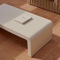 Kave Home Salontafel 'Aiguablava' Cement, 135 x 65cm - thumbnail