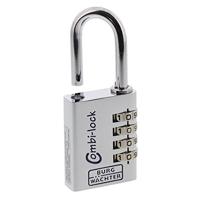 Burg Wächter 3651 Hangslot 40.00 mm Aluminium-zilver (chroom) Cijferslot - thumbnail