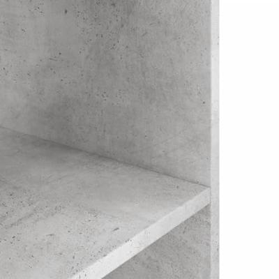 VidaXL Aquariumstandaard 80x35x60 cm bewerkt hout betongrijs