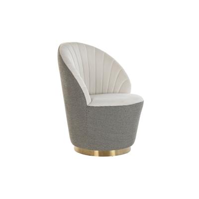 Armstoel DKD Home Decor 69 x 66 x 85 cm Zwart Gouden Wit