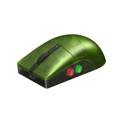 8BitDo retro r8 mouse - xbox edition (groen, 50 - 26000 dpi, bluetooth / usb-c / 2.4 ghz)