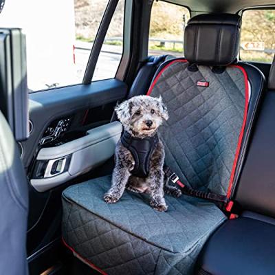 KONG Autostoelhoes Single Seat Cover, antraciet-rood - thumbnail
