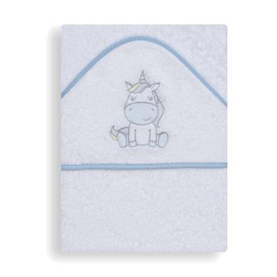 Interbaby badcape Eenhoorn junior 100 cm katoen