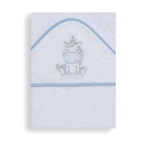 Interbaby badcape Eenhoorn junior 100 cm katoen - thumbnail