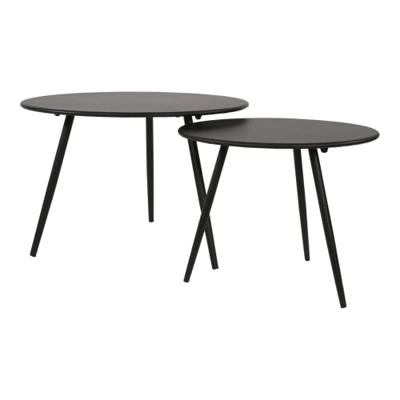 Bijzet Tuintafel Rond Ø60cm - Zwart Bijzet Tuintafel Rond Ø60cm - Zwart