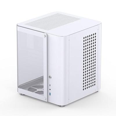 Jonsbo TK-1 2.0 Tempered Glass Micro-tower PC-behuizing Wit Jonsbo TK-1 2.0 Tempered Glass Micro-tower PC-behuizing Wit
