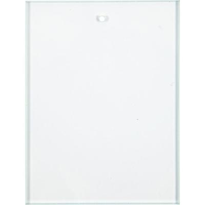 Creativ Company Glazen platen, afm 8x6 cm, dikte 3 mm, 10 stuk/ 1 doos