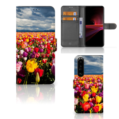 Sony Xperia 1 III Hoesje Tulpen Sony Xperia 1 III Hoesje Tulpen