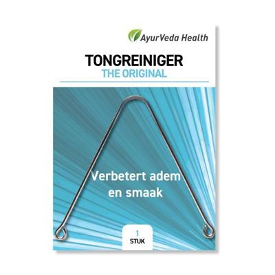 Ayurveda Health Tongschraper RVS 1 Stuks Ayurveda Health Tongschraper RVS 1 Stuks